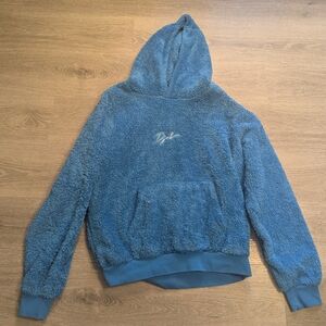 Blue Fuzzy Hoodie